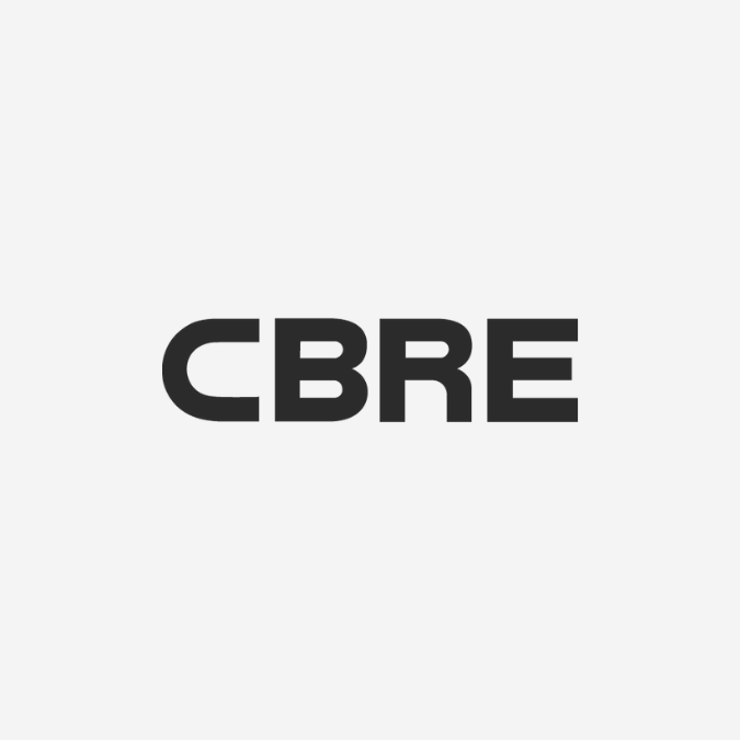CBRE black and white tile